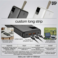 Batterie externe sans fil à charge rapide 22,5 W de haute qualité avec affichage LED, option de logo personnalisé, double ports USB Type-C, portable pour téléphone