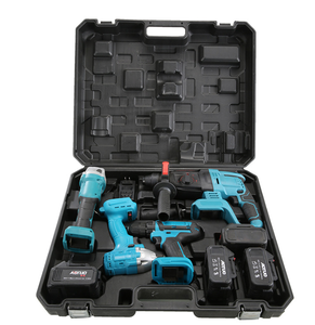 Nouvel ensemble d'outils multifonctionnels de 124 pièces comprenant une perceuse à percussion au lithium et un coffret à outils avec support OEM - Product Image 1
