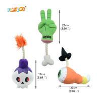 Famipet Fabricant Grossiste Nouveau Jouet Sonore en Peluche pour Chien, Doux, Froissé, Rembourré, avec Design Thème Halloween Amusant