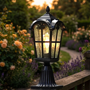 Lampe à pilier LED de style romain en aluminium IP65 pour l'éclairage paysager extérieur - Product Image 6