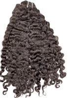 Extensions de cheveux humains bouclés naturels, mèches de cheveux indiens bruts, cuticules alignées, cheveux vierges d'Inde
