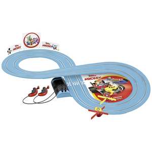Carrera Mickey's Fun Race Start Set, Pista de Slot Car de 12.5 Pies, Juguete de Control Manual para Niños - Product Image 1