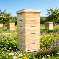Imkerei 10-Rahmen-Bienenstock Holz-Bienenkasten