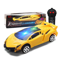 Voiture de Sport RC Électrique Télécommandée 2 Canaux 27Mhz Bidirectionnelle Lumière 3D Sans Batterie Vente en Gros