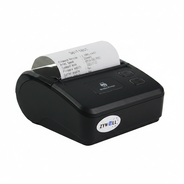 3inches ZM06 Mini Portable Wireless Handheld Receipt Printer 80mm Pocket Thermal Bill Printer 2000mAh Batteryfor Retail Stores