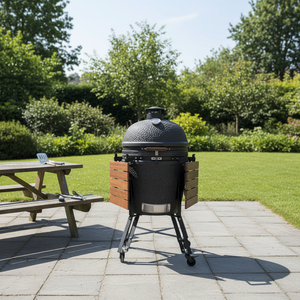 AUPLEX Griglia Kamado BBQ con Finitura Opaca, 22 Pollici, in Ceramica con Motivo a Nido d'Ape, <span class=keywords><strong>per</strong></span> Cottura a Carbone, Joe Kamado - Product Image 1