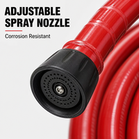 Dérouleur de tuyau d'incendie manuel professionnel mural en acier avec tuyau PVC de 20m ou 30m et lance d'incendie, fabrication OEM