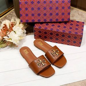 Sandales pour femmes, chaussures décontractées à empeigne en PU, style tendance, pantoufles, sandales <span class=keywords><strong>Tory</strong></span> <span class=keywords><strong>Burch</strong></span>, chaussures pour femmes - Product Image 4