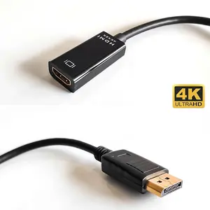 מותאם אישית 4K 30Hz גבוהה באיכות תצוגת נמל DP כדי HDMI מתאם ממיר כבל