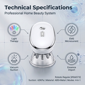 Instrumento de Belleza para Masaje y Moldeamiento Corporal con Liposucción de Presión Negativa, <span class=keywords><strong>Precio</strong></span> Bajo de Fábrica, Nuevo, Enchufe USB, Uso Doméstico, Reduce el <span class=keywords><strong>Abdomen</strong></span> - Product Image 5