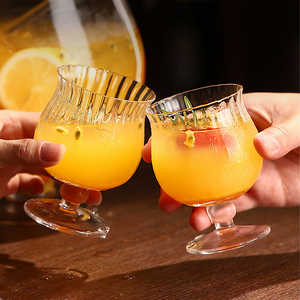 <span class=keywords><strong>Verre</strong></span> à whisky, brandy, <span class=keywords><strong>cognac</strong></span> et cocktail en <span class=keywords><strong>verre</strong></span> cannelé en forme de <span class=keywords><strong>tulipe</strong></span>, élégant et personnalisé, 7,44 oz, fait main - Product Image 2