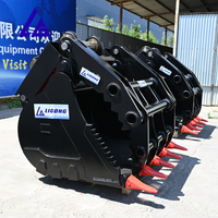 Godet hydraulique à pince NM500 de 1,0 m³ pour excavatrice de 20-30 tonnes (320, 330) – Idéal pour les secours en cas de catastrophe et les interventions d'urgence