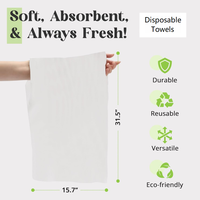 Serviettes jetables pour pédicure et manucure pour salons de beauté