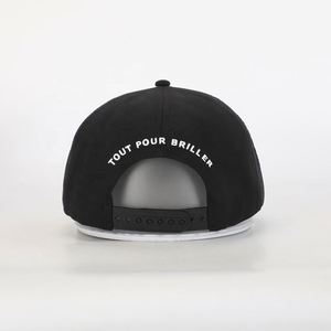 BSCI alta calidad bordado Logo 5 paneles deporte papá sombrero, venta al por mayor personalizado negro poliéster Gorras, corte láser agujero gorra de béisbol sombrero - Product Image 5