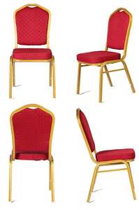 كراسي حفلات فندقية عصرية تقليدية بالجملة، أثاث من الألومنيوم للمناسبات والحفلات والبارات وغرف المعيشة للتأجير - Product Image 4