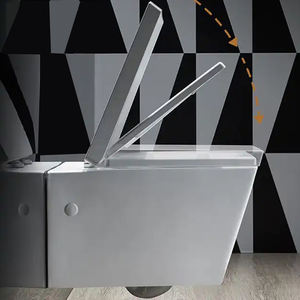 Watermark CUPC Baño Sin montura Suspendido Cerámica WC Inodoro colgado en la pared - Product Image 5