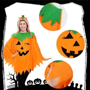 <span class=keywords><strong>Disfraz</strong></span> <span class=keywords><strong>de</strong></span> <span class=keywords><strong>calabaza</strong></span> <span class=keywords><strong>de</strong></span> Halloween Capa <span class=keywords><strong>de</strong></span> <span class=keywords><strong>calabaza</strong></span> para adultos con <span class=keywords><strong>cabeza</strong></span> y <span class=keywords><strong>disfraz</strong></span> <span class=keywords><strong>de</strong></span> Halloween para <span class=keywords><strong>mujer</strong></span> con accesorios - Product Image 6