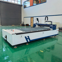 Machine de découpe laser à fibre économique à plateforme unique pour tôles métalliques fines et de moyenne épaisseur