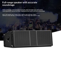 Haut-parleurs professionnels Line Array simples ou doubles de 8, 10 et 12 pouces, avec boîtier en bois, pour scène, grands espaces extérieurs et restaurants, avec télécommande