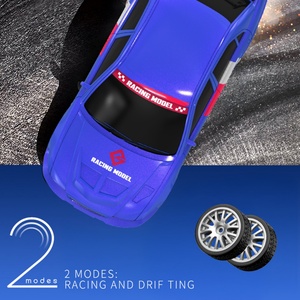 Voiture de course RC 4x4 haute vitesse à l'échelle 1:24, mini voiture télécommandée avec éclairage coloré, véhicule de compétition, jouet pour garçon SJY-8608/8609 - Product Image 4
