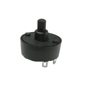 Black 6a 250v 4 Position Round Rotary Selector <b>Switch</b> for Fan Oven - Product Image 4