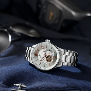 Undecember Đồng hồ đeo tay kinh doanh Bộ Xương Tự động đồng hồ nam 5ATM chống nước sang trọng Đồng hồ cơ khí với dạ quang - Product Image 4