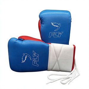 Gants de boxe personnalisés en cuir de vachette véritable à lacets pour l'entraînement et le sparring – Équipement de boxe sur mesure pour la victoire (sans Li) - Product Image 2