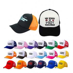 Gorra Deportiva Negra de Alta Calidad, Personalizable con Logotipo, Entrega Rápida, Impresión Puff, Impermeable, 5 Paneles, para Eventos al Aire Libre - Product Image 1