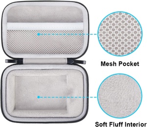 Xách tay tùy chỉnh SSD 1TB 2TB 500GB USB 3.2 bên ngoài ổ đĩa trạng thái rắn cứng mang Túi du lịch Eva Túi - Product Image 3