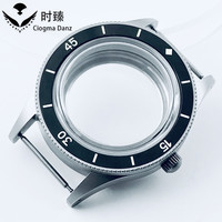 Boîtier de montre rétro 40 mm, directement de l'usine, avec lunette en céramique luminescente, compatible avec les mouvements NH34 NH35 NH36 NH38 NH70 NH72, verre saphir antireflet.
