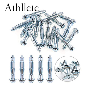 Juego de 18 tornillos de anclaje para pared de acero al carbono cincado de alta resistencia de 6x52 mm, tipo Molly, para paneles de yeso, pladur y azulejos, ISO - Product Image 2