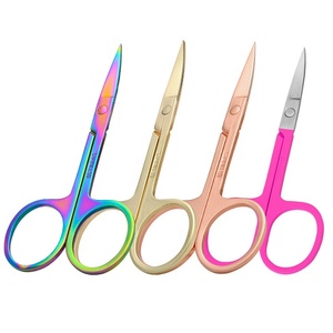 Pince à sourcils professionnelle, bande double bordure, ciseaux de faux-cils, coupe-cils, 5 pièces - Product Image 6