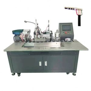 เครื่องเชื่อมหัวเสียบหูฟังขนาด 3.5 มม. รุ่น SR-E35 จากโรงงานจีน เครื่องเชื่อมหัวเสียบ DC อัตโนมัติขนาด 3.5 มม. เครื่องเชื่อมหัวเสียบหูฟังขนาด 3.5 มม. - Product Image 1