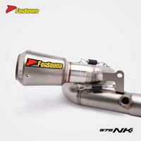 Sistema de Escape para Motocicleta Forsound Crown GP-Spec, Silenciador Slip-on, Escape Completo para CFmoto 675NK 675SR, Precio de Fábrica al por Mayor