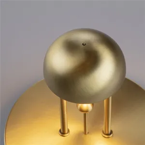 Mini Gold Tisch lampe Dekorative LED Schnur lose Licht knopfsc halter Tragbare Tisch lampe