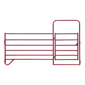 Panneau de clôture métallique galvanisé portable en acier pour ranch et ferme d'élevage, enclos pour moutons, prix d'usine - Product Image 1