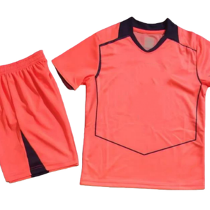 25 Jersey Sepak Bola Spanyol Poliester Lengan Pendek Bernapas Set Seragam Barcel untuk Anak-Anak - Product Image 1