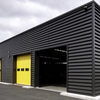Panneaux d'entrepôt isolés en acier de marque, kits de construction préfabriqués, structure métallique de grande capacité pour entrepôt frigorifique, atelier, garage, hangar