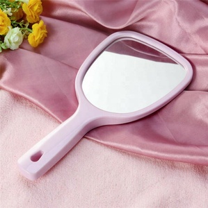 Màu Sắc Tùy Chỉnh Dual Sided Xách Tay Nhựa Cầm Tay Gương Với Xử Lý - Product Image 2