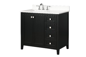 American Free Spare Parts Modern Black <b>Bathroom</b> <b>Vanity</b> - Product Image 3