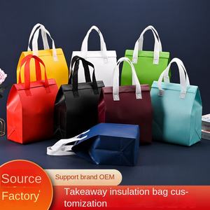 Sac isotherme personnalisé en aluminium non tissé pour la livraison de repas et l'emballage alimentaire - Product Image 4
