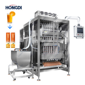 Machine d'emballage automatique de liquides à 8 voies avec scellage trois côtés, machine de remplissage et de scellage multi-pistes pour sachets stick - Product Image 2