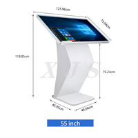 Table tactile interactive avec écran tactile PCAP Android pour intérieur, 32, 43, 55 pouces, kiosque numérique, signalisation numérique