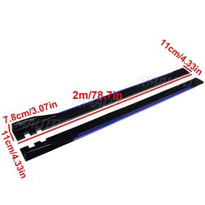 สเกิร์ตข้างแบบใหม่ W205 พร้อมครีบตกแต่งดิฟฟิวเซอร์สำหรับ Mercedes Benz W205 W204 W203 W212 W213 W117 W176 - Product Image 6