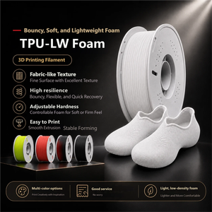 TPU 85A Lightweight Foaming Flexible Tough Impact Resistant Low Density No Clog No <b>String</b> 1kg FDM Filament - Product Image 2