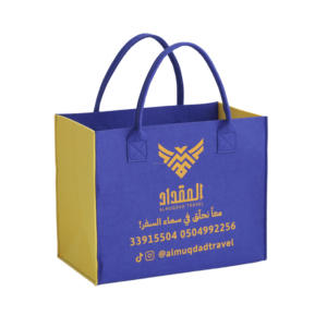 Sac à main en feutre pour femme de haute qualité et grande capacité, sac fourre-tout en feutre écologique populaire - Product Image 2