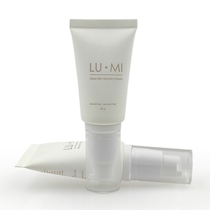 Tube Pompe Vide en Plastique Beige de 25 ml Personnalisable en Gros pour Crème <span class=keywords><strong>Miracle</strong></span>, Crème <span class=keywords><strong>BB</strong></span>, Crème Solaire, Crème Visage - Product Image 2