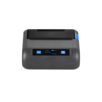 Mini Impresora Térmica Portátil de Códigos de Barras, Pantalla LED Grande, Impresión Térmica Directa, Batería de 2000mAh, USB+, 80mm