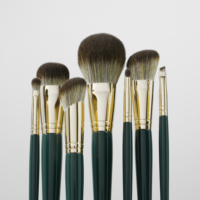 Collection de pinceaux de maquillage de créateur pour les distributeurs de beauté mondiaux avec marque privée, approvisionnement en gros