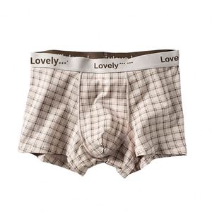 Nouveau style – Boxer tricoté mi-taille pour homme en pur coton, antibactérien, respirant, élégant et tendance - Product Image 1